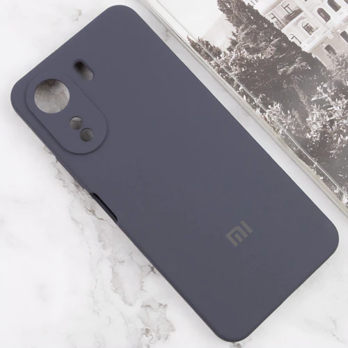 Аксессуар для смартфона Lakshmi Premium Silicone Case with Logo Full Camera Dark Gray for Xiaomi Redmi 13C / Poco C65: Совместимость Xiaomi Redmi 13C / Poco C65