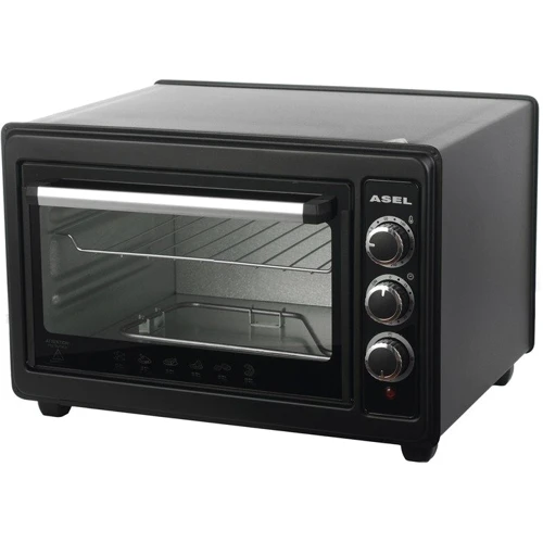 Електрична духовка настільна Asel AF 33-23 Black: Об'єм, л 33