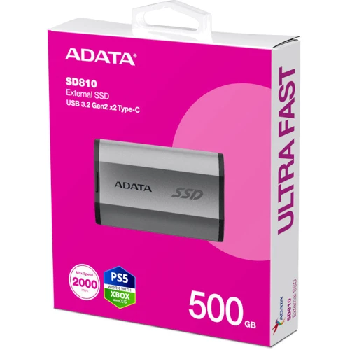 ADATA SD810 500 GB (SD810-500G-CSG): Тип накопителя портативный
