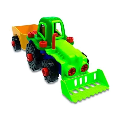 Конструктор Edu-Toys Трактор с инструментами (JS030)