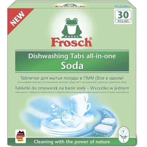 Таблетки для посудомийних машин Frosch Сода 30 шт (4009175191908)