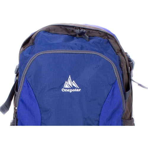 Мужской рюкзак Onepolar синий (W1798-blue): Фактура Тканая, Матовая