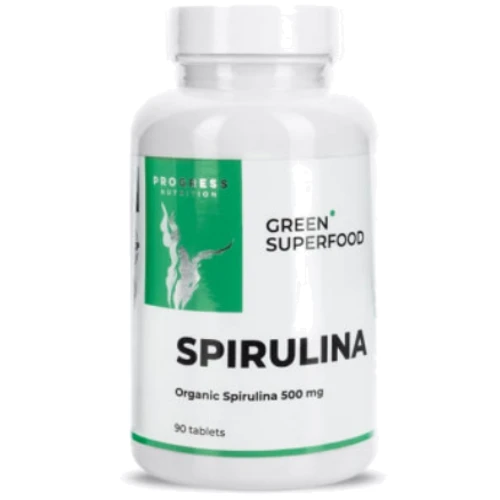 Progress Nutrition Spirulina Спирулина 500 мг 90 таблеток
