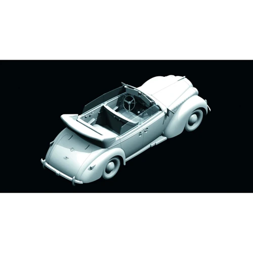 Немецкий легковой автомобиль Opel Admiral Cabriolet, WWII German passenger car (ICM24021)