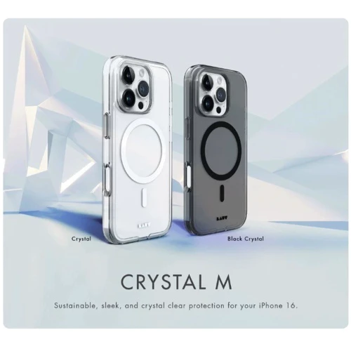 Чохол для iPhone LAUT CRYSTAL-M MagSafe Transparent (L_IP24C_CRM_UC) для iPhone 16 Plus фото 5