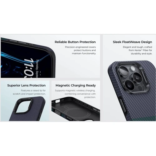 Чехол для iPhone Benks MagClap ArmorPro Case Aurora for iPhone 16 Pro Max фото 9