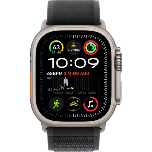 Apple Watch Ultra 2 2024 GPS + Cellular 49mm Natural Titanium Case з Black Trail Loop - S/M UA фото 8