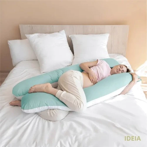 Подушка IDEIA П-образная для беременных и отдыха, мята/белый (8-33722) фото 5