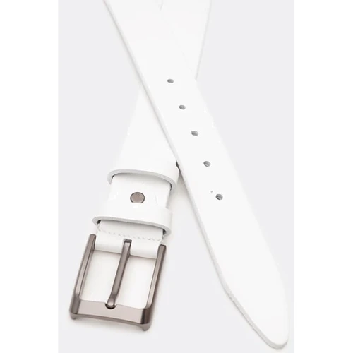 Мужской ремень Borsa Leather белый (V1125FX49-white): Пол Мужской