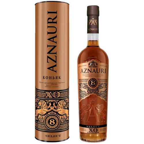 Коньяк Aznauri 8 Years Old 0.5л 40% в сувенирной упаковке (PLK482018920919)