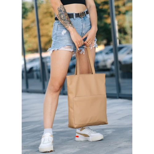 Женская сумка шоппер Sambag Shopper бежевая (93220026): Тип Сумки