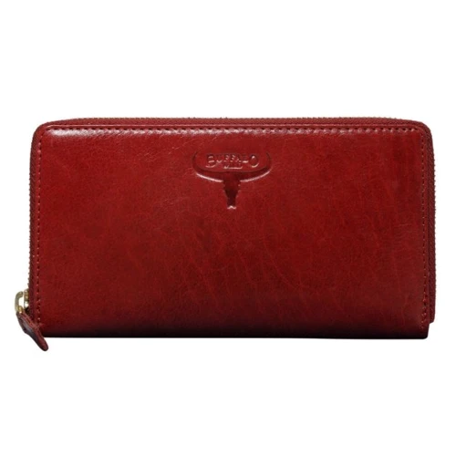 Жіночий гаманець Buffalo Wild бордовий (556-BWJ Red)