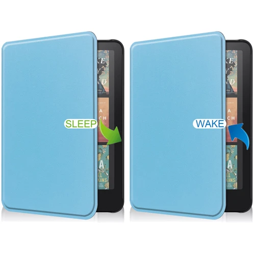 Аксессуар к электронной книге ArmorStandart Leather Case Sky Blue for Amazon Kindle Paperwhite 12th Gen 2024 / Kindle Colorsoft (ARM81966): Дополнительно Материал: искусственная кожа