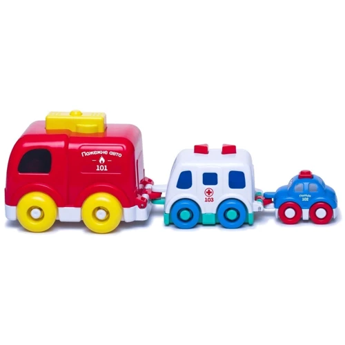 Музична пірамідка-Машинки (біла швидка допомога): Виробник Bebelino