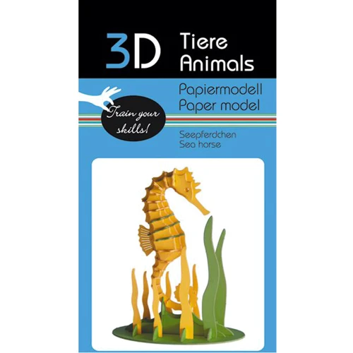 Морський коник Sea Horse Fridolin 3D модель: Вид Флора і фауна