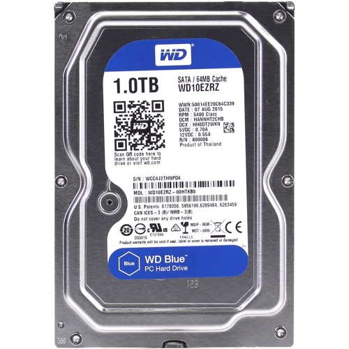 Внутренний жесткий диск WD Blue WD10EZRZ RB
