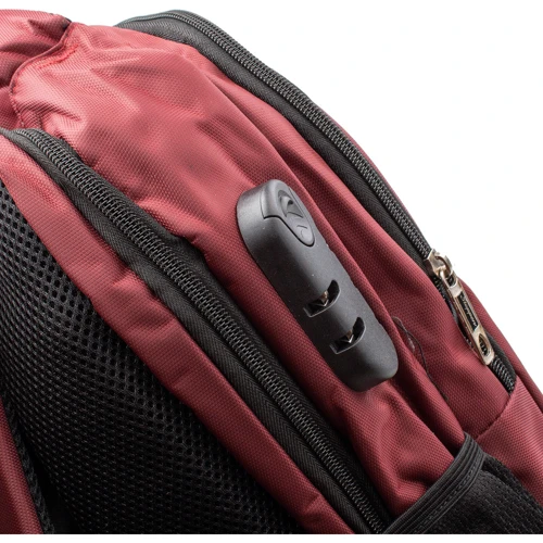 Чоловік рюкзак Valiria Fashion бордовий (DETAB9033-1): Тип ручки Плечовий ремінь, Коротка ручка