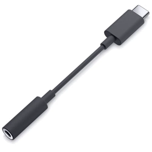 Адаптер Dell Adapter USB-C to 3.5mm Headphone Jack (750-BBDJ): Цвет черный