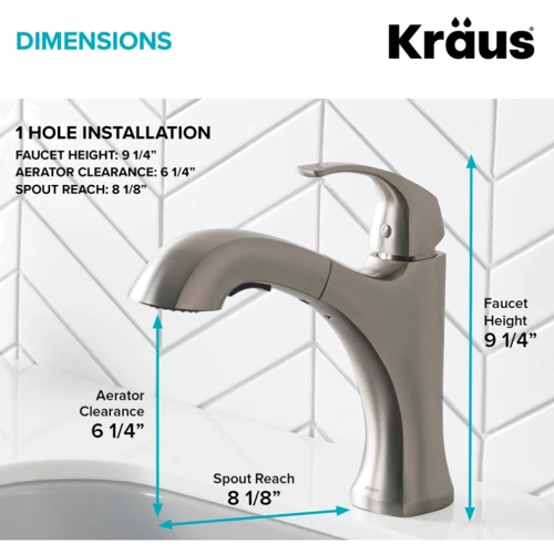 Смеситель для кухонной мойки Kraus KPF-2252SFS