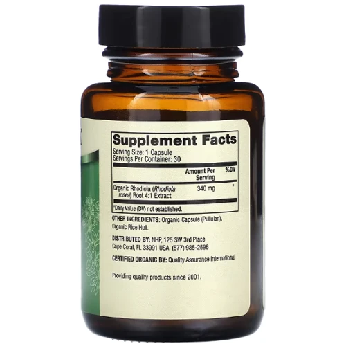 Dr. Mercola Organic Rhodiola Extract Родіола 340 мг 30 таблеток: Форма випуску Таблетки