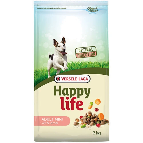 Happy Life Adult Mini with Lamb 3 кг