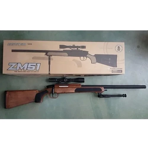 Дитяча снайперська іграшкова гвинтівка MIC CYMA на кульках (6мм) (ZM51W)