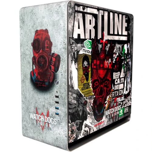 Корпус QUBE Hawk Aluminum Printed LEGION (QBX4A_WBNU3PL)