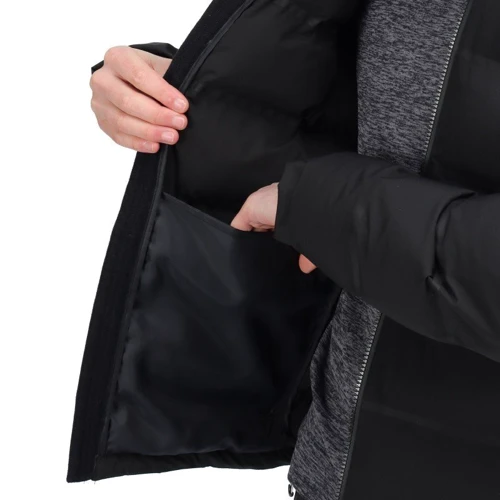Куртка Regatta Thermisto RMN176-800 54 черная зимняя с капюшоном: Размер 54