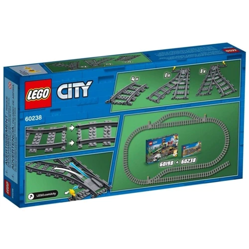 Конструктор LEGO City Железнодорожные стрелки (60238): Серия City