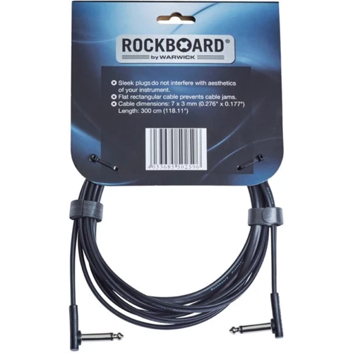 Інструментальний кабель ROCKBAG ROCKCASE ROCKSTAND ROCKCABLE RBO CAB FL 300BLK AA