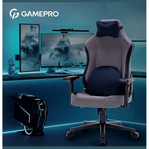 Кресло Gamepro Fabric Grey GamePro GC715SG фото 16