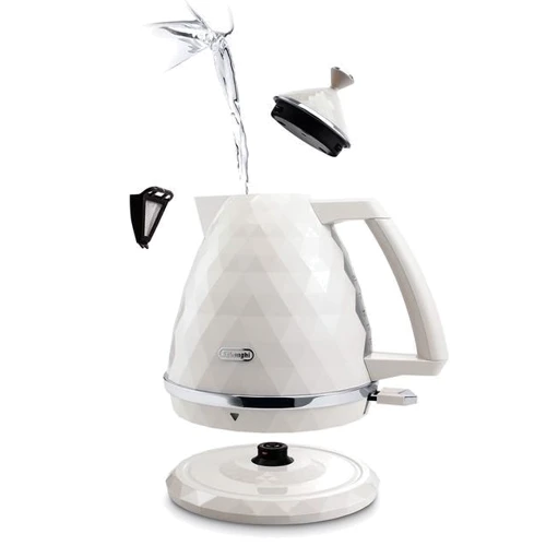 Электрочайник DeLonghi KBJX 2001 W: Тип нагревательного элемента Скрытый (диск)