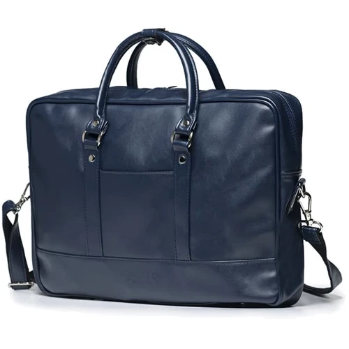 Solier Leather Bag Blue (S04Blue) for MacBook Pro 15" фото 5
