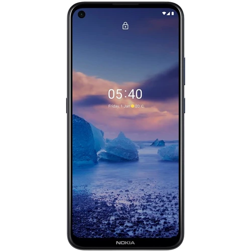 Смартфон Nokia 5.4 4/64 GB Blue Approved Вітринний зразок: Причина уцінки Как новый (витринный образец): смартфон выглядит и функционирует как новый. Смартфон полностью протестирован по программе Approved, все функции работают корректно