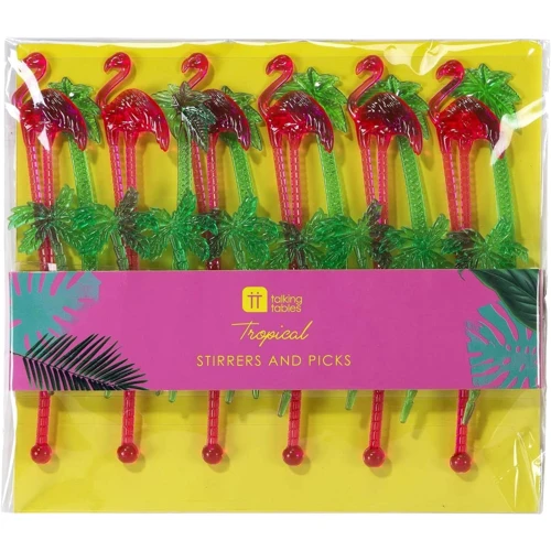 Сервировка стола Мешалка и медиаторTalking Tables Tropical Fiesta (FST6-STIRRER-PICK) фото 1