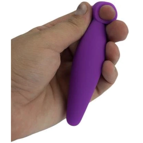 Анальный стимулятор Climax Anal Finger Plug, 8.8x2.5 см, фиолетовый