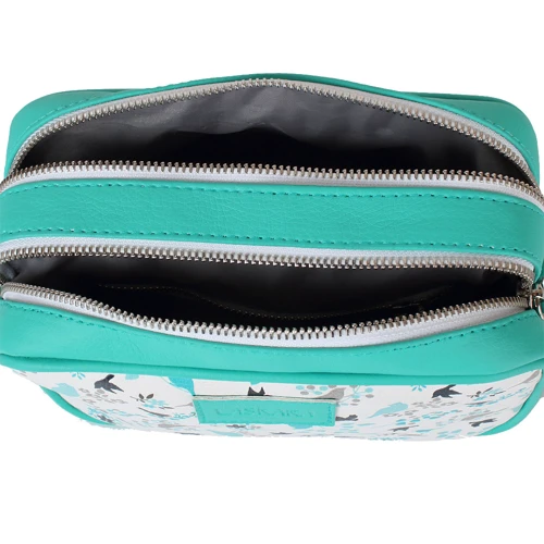 Женская сумка кросс боди Laskara бирюзовая (LK-20284-turquoise): Страна производитель Чехия