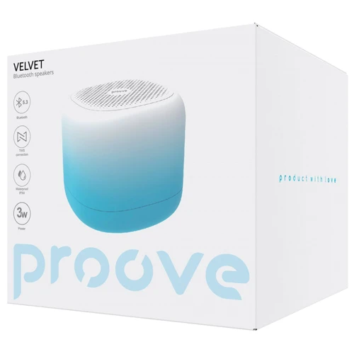Акустика Proove Velvet 3W Blue: Цвет голубой