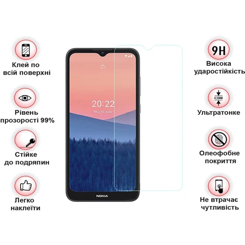 Аксессуар для смартфона BeCover Tempered Glass Black for Nokia C21 (709741)