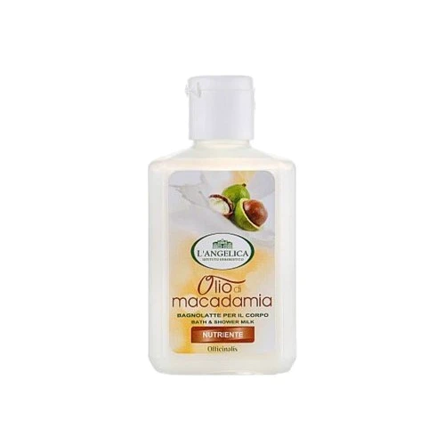 L'Angelica Питательный гель-молочко для душа и ванны с маслом макадамии 60 ml