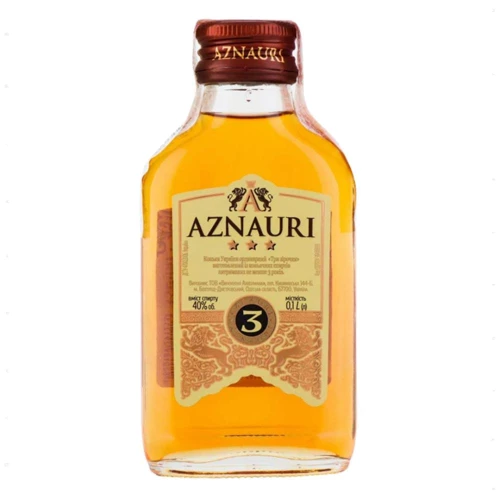 Коньяк Aznauri 3 года выдержки, 0.1л 40% (PLK4820189291213)