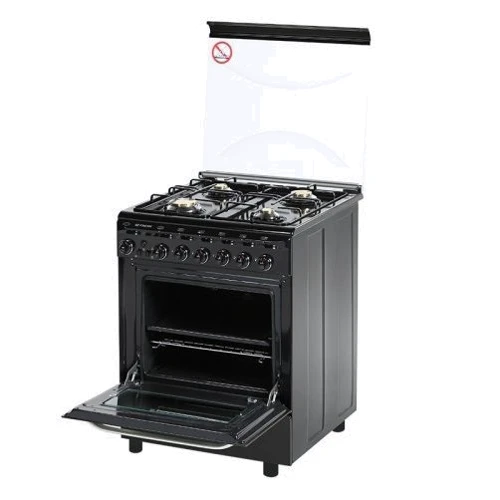 Газова плита Fresh I60G1/01 (Black): Розміри (ВxШxГ) 85x60x60 см
