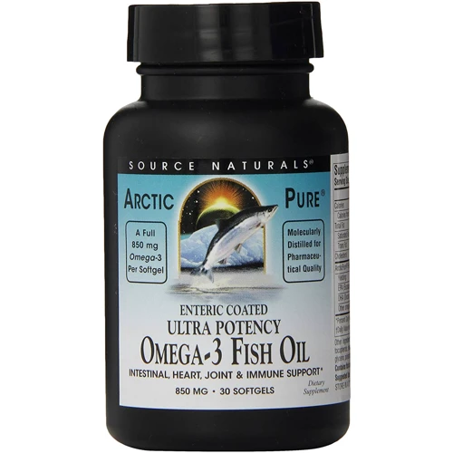 Source Naturals ArcticPure 850 mg 30 caps Натуральная Омега-3 из рыбьего жира