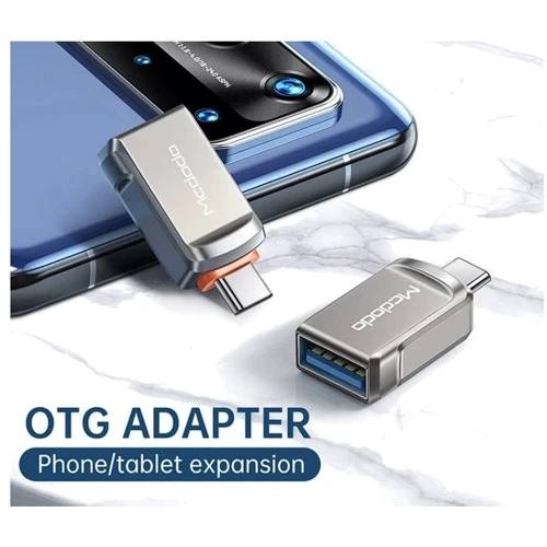 Адаптер McDodo Adapter USB-C USB-C to USB 3.0 Grey (OT-8730): Додаткові роз'єми USB OTG