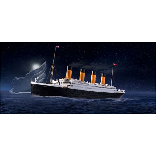 Сборная модель-копия Revell Корабль Титаник уровень 2 масштаб 1:600 фото 8