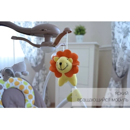 Колыбель-качели Carrello Nanny CRL-0005 Green Tree: Возраст с рождения