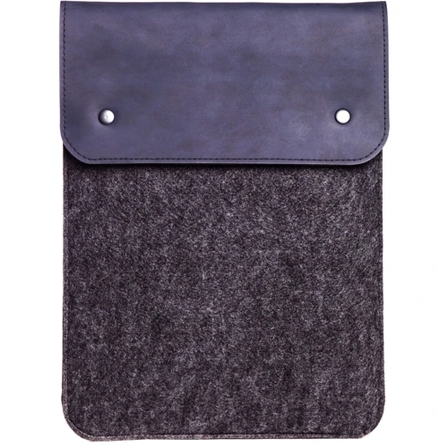 Gmakin Case Slim Felt Two Buttons Blue/Black (GM66-12) for MacBook 12": Цвет Синий (Blue)