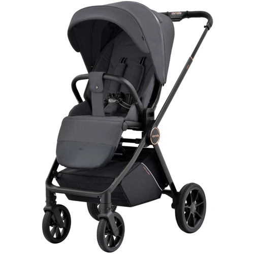 Коляска універсальна 2 в 1 Carrello Ultra CRL-6525 Sonic Grey 2024 (CRL-6525 Sonic Grey 2024): Материал колес резина