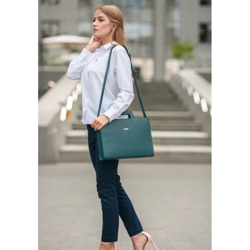 Жіноча конференц-сумка BlankNote зелена (BN-BAG-36-malachite): Тип Сумки