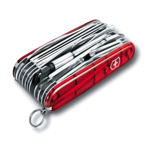 Мультитул Victorinox Swisschamp XLT 91мм/50 предметов/красный прозрачный (1.6795.XLT)